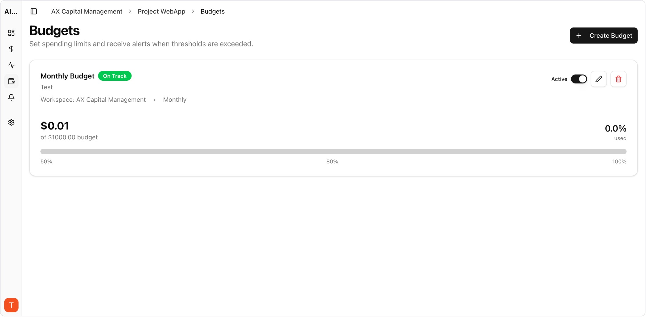 Token and request usage analytics in AI Cost Board